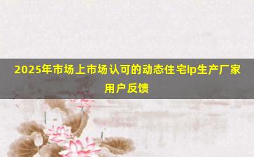 2025年市场上市场认可的动态住宅ip生产厂家用户反馈