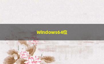Windows64位